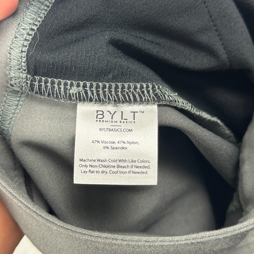 BYLT Premium Basics Everyday Pant 2.0 Mens M Gray Stretch Slim Fit Performance - Picture 8 of 11